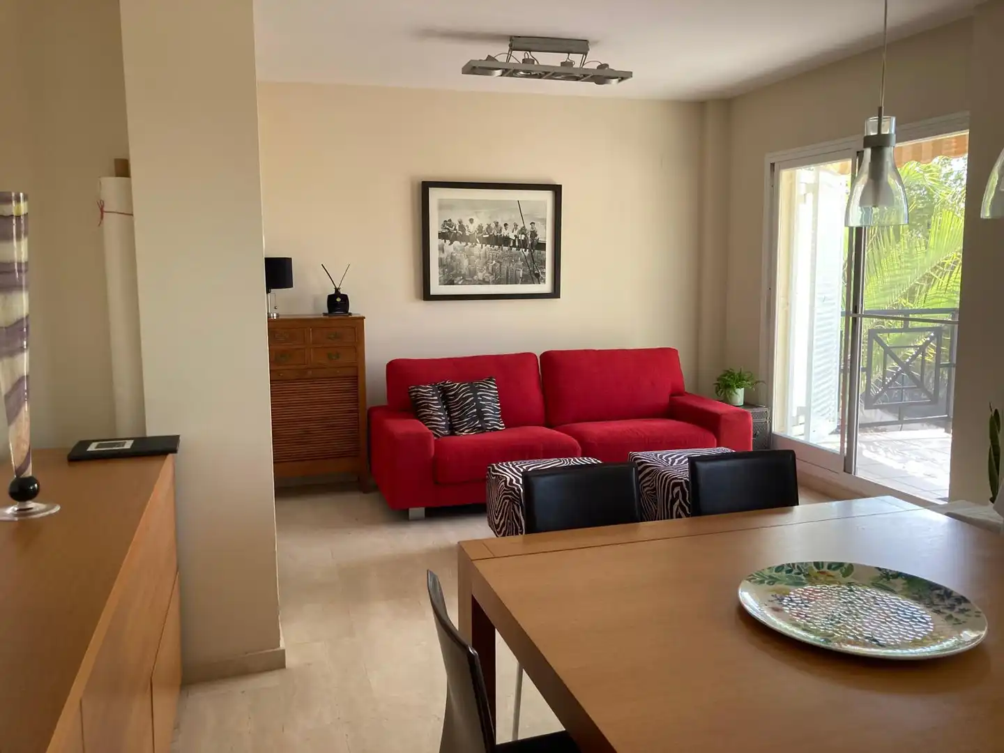 Sala de estar de Casa adosada en venta en La Nucia con Aire acondicionado, Jardín privado y Terraza