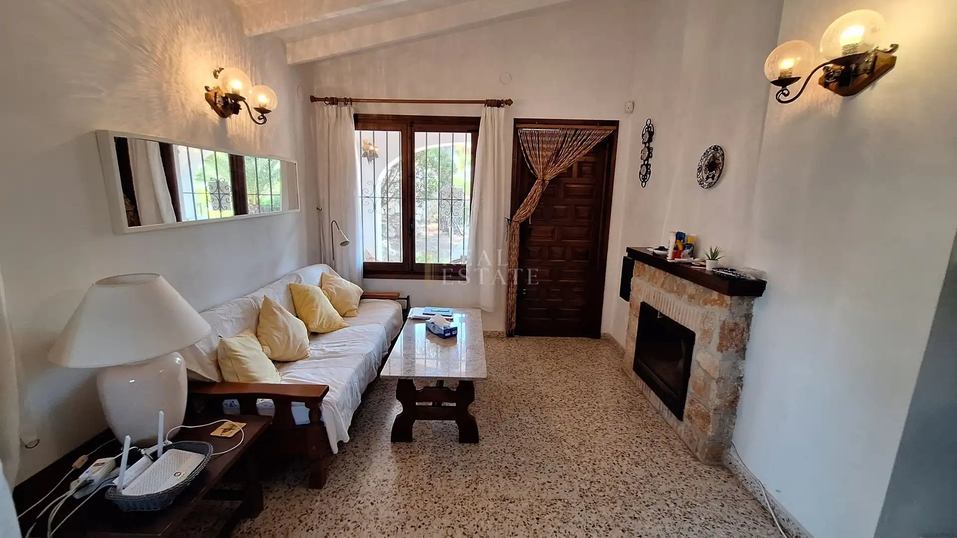 Living room of Houses for sale in Moraira  with Air Conditioner, Terrace and Swimming Pool