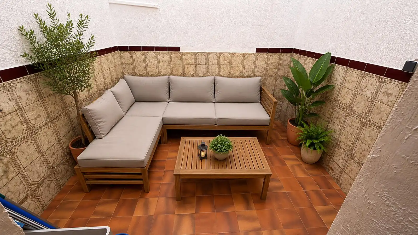 Terrace of Flat for rent in Vinaròs  with Air Conditioner, Heating and Parquet flooring