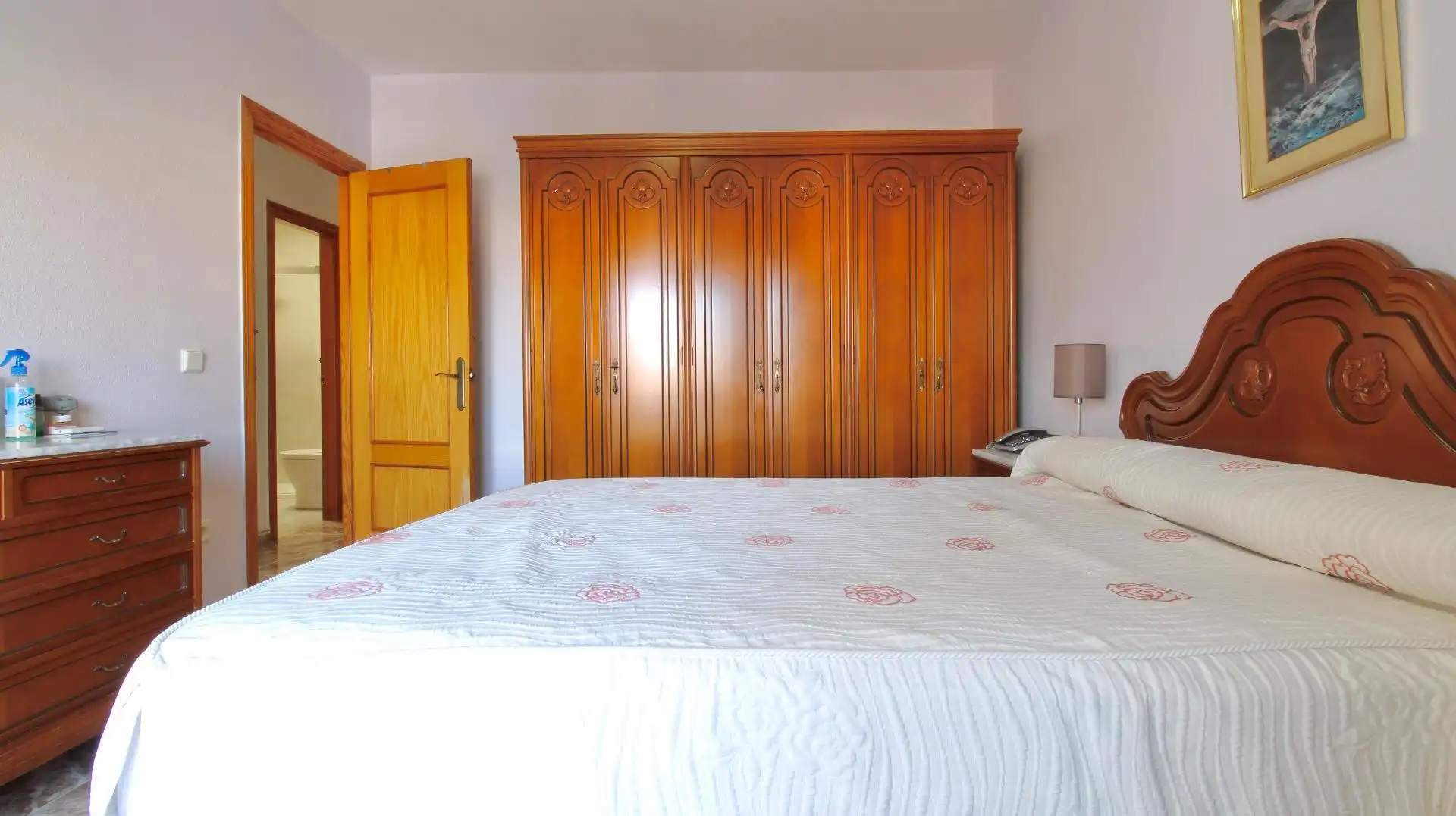 Habitación de Casa adosada en venta en Roquetas de Mar con Aire acondicionado, Terraza y Trastero