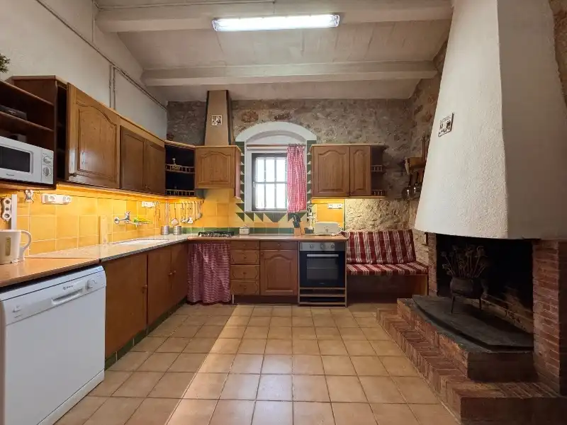Cocina de Finca rústica en venta en Albons con Jardín privado, Terraza y Trastero