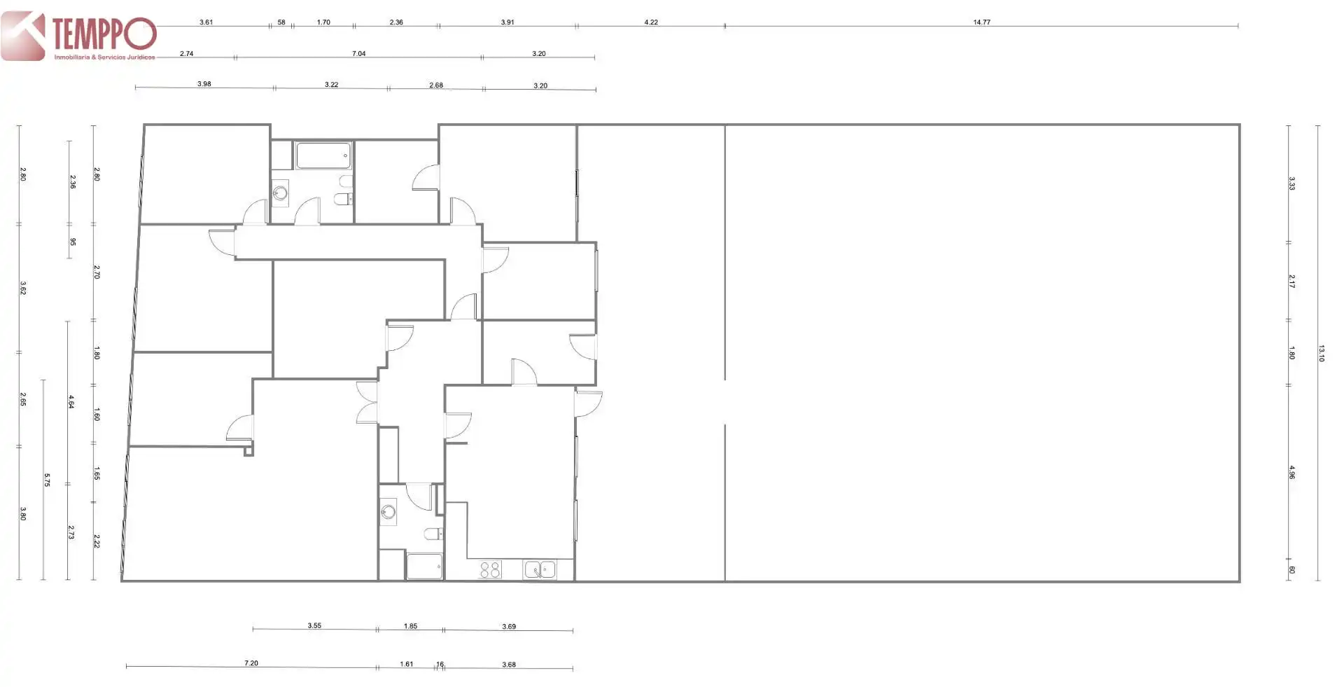 Flat with terrace for sale in Centre, imagen 42