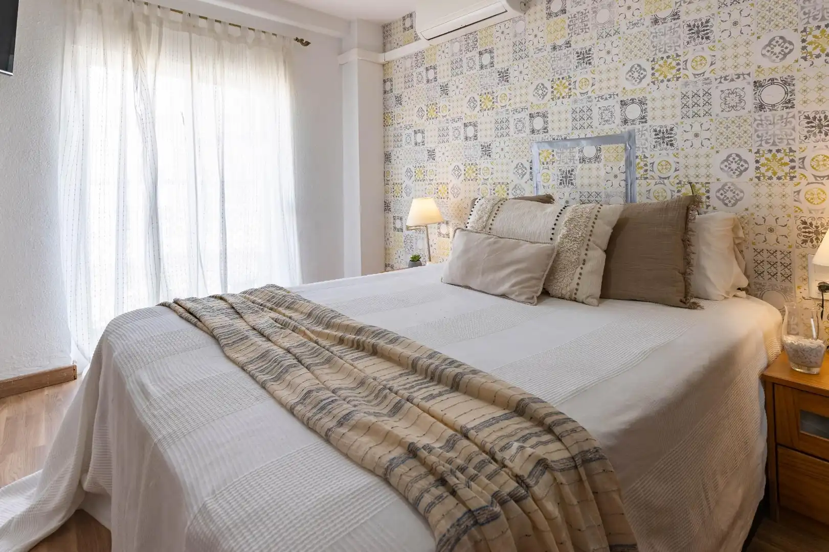 Bedroom of Flat for sale in Valencia  with Air Conditioner