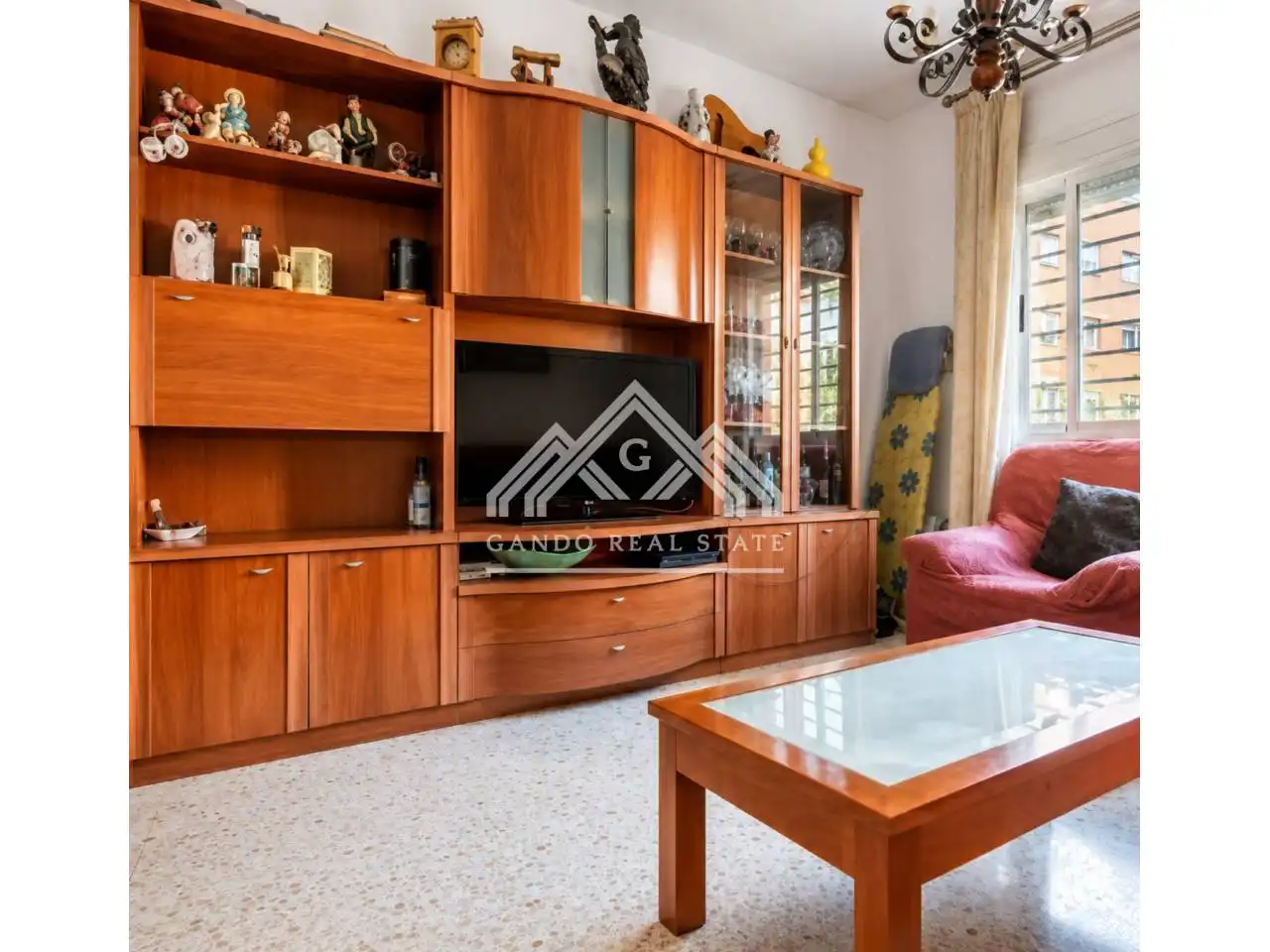 Living room of Flat for sale in Dos Hermanas  with Air Conditioner, Private garden and Storage room
