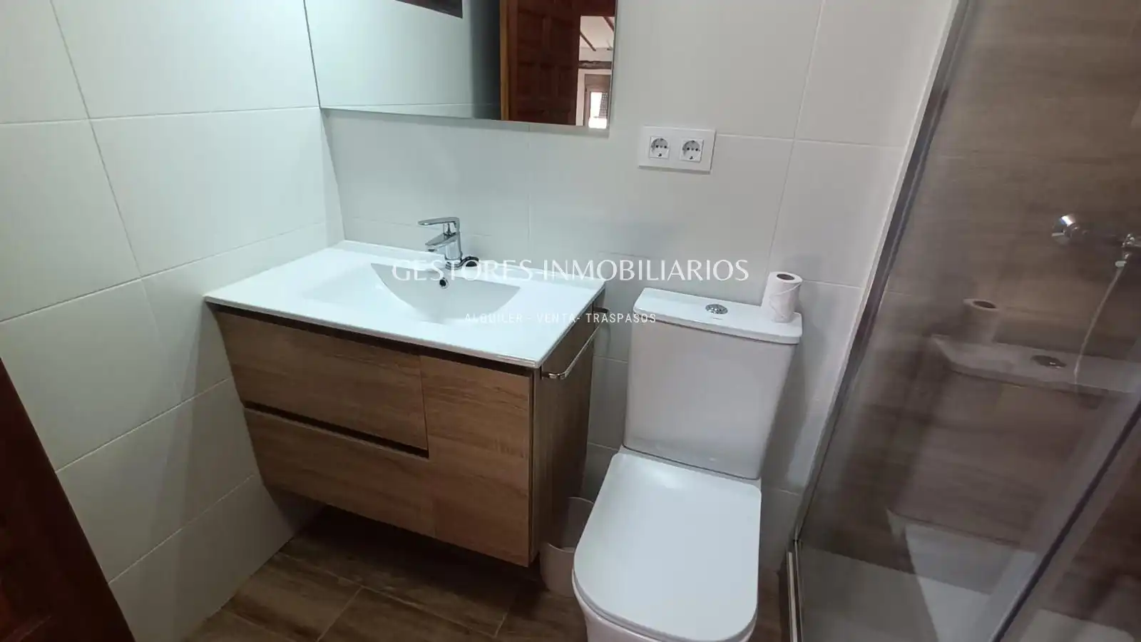 Badezimmer von Haus oder Chalet zum Verkauf in Ontinyent mit Klimaanlage und Terrasse