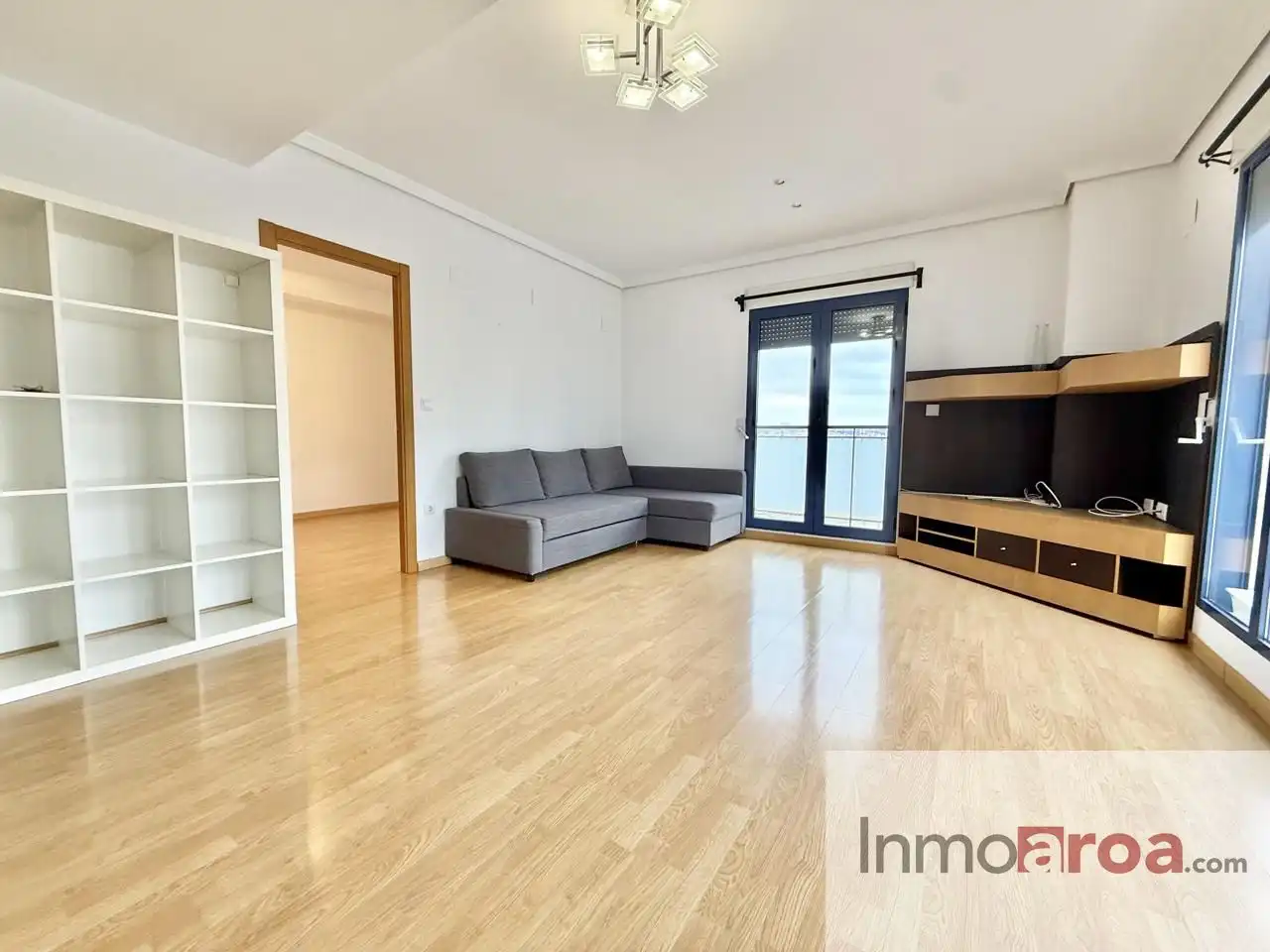 Wohnzimmer von Wohnung zur Miete in Valencia mit Klimaanlage, Heizung und Terrasse