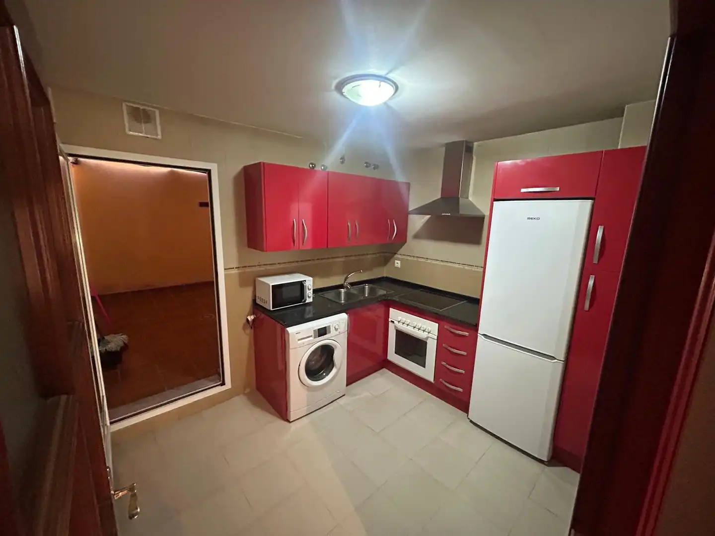 Küche von Wohnung zur Miete in Almendralejo mit Klimaanlage, Parkett und Abstellraum