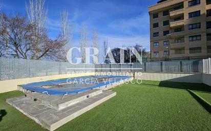 Garden of Flat for sale in  Albacete Capital  with Air Conditioner, Heating and Storage room
