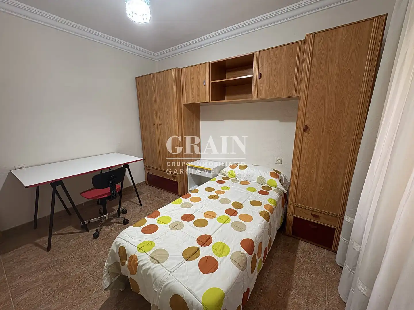 Bedroom of Flat for rent in Albacete  with Air Conditioner, Heating and Balcony