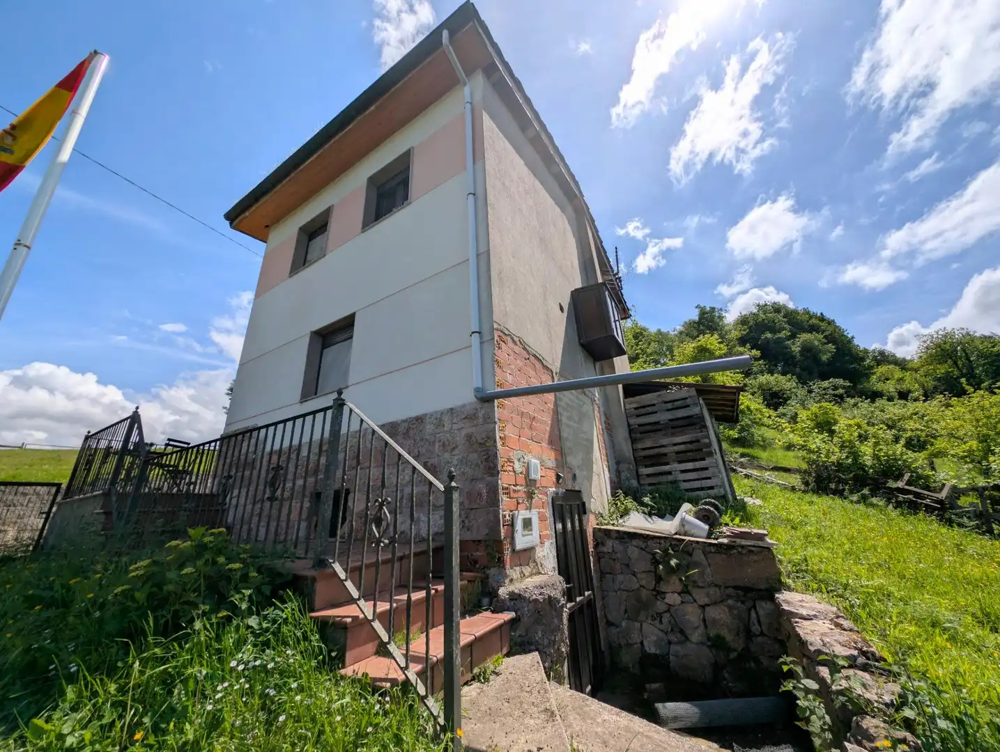 Vista exterior de Casa o chalet en venta en Laviana con Calefacción y Terraza