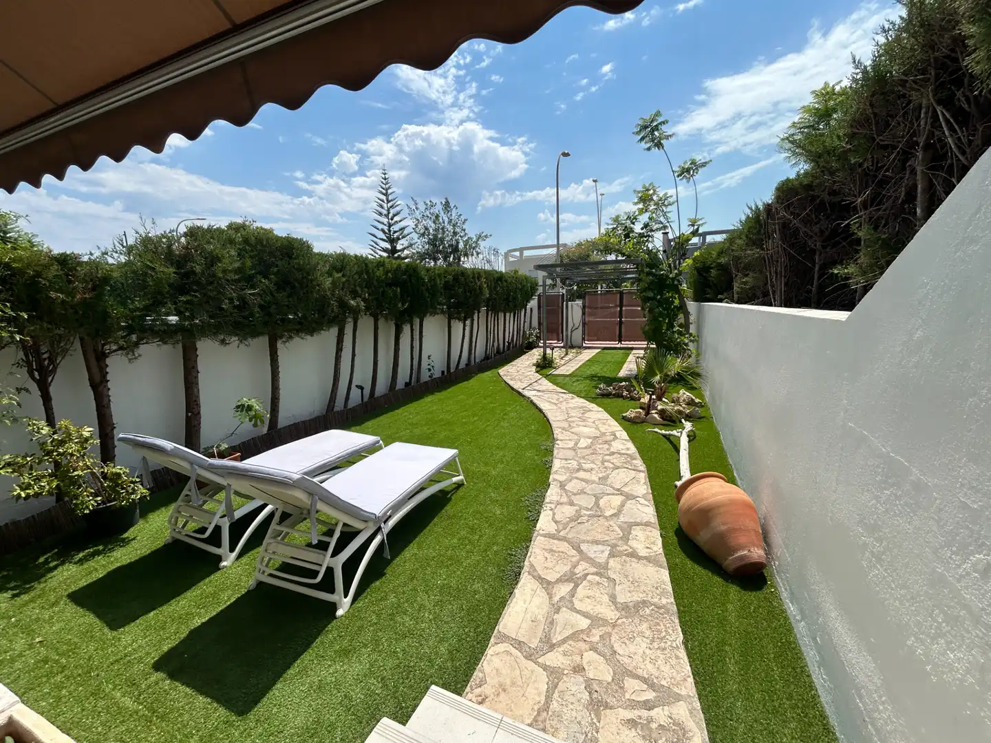 Garden of Detached homes for sale in Gandia  with Air Conditioner, Private garden and Terrace
