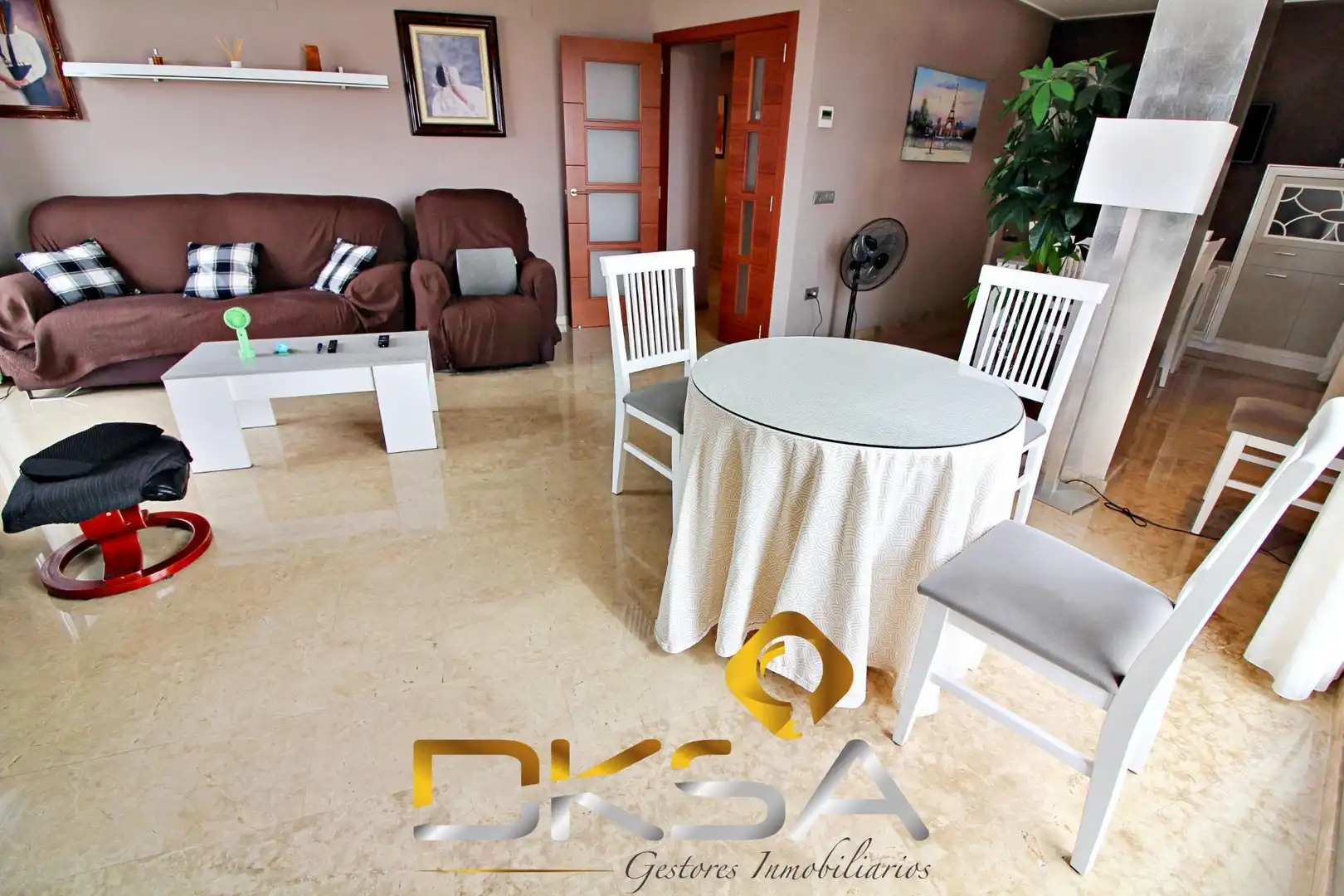 Sala de estar de Ático en venta en Almazora / Almassora con Aire acondicionado, Calefacción y Terraza