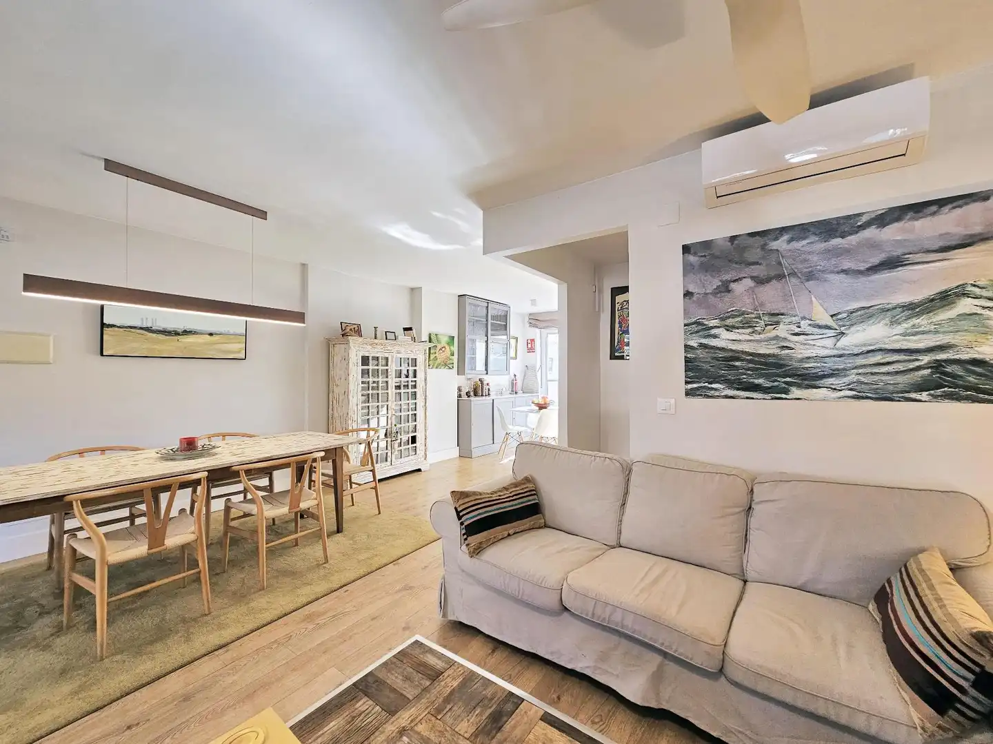 Living room of Duplexes for rent in Cartagena  with Air Conditioner, Heating and Terrace