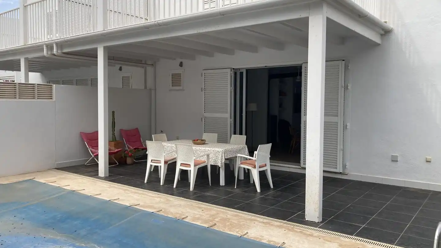 Terrassa de Casa o xalet de lloguer en Vera amb Aire condicionat, Jardí privat i Terrassa