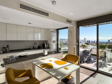 Appartamento con balcone in vendita a Balcón de Finestrat - Terra Marina