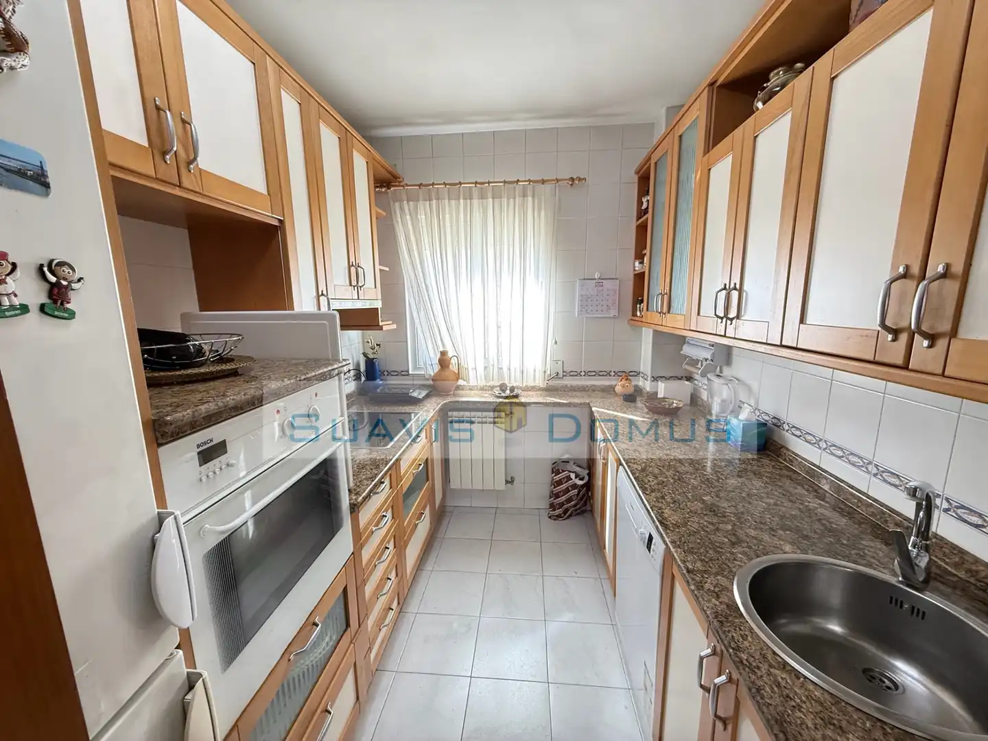 Küche von Wohnung zur Miete in Zamora Capital  mit Heizung, Parkett und Möbliert