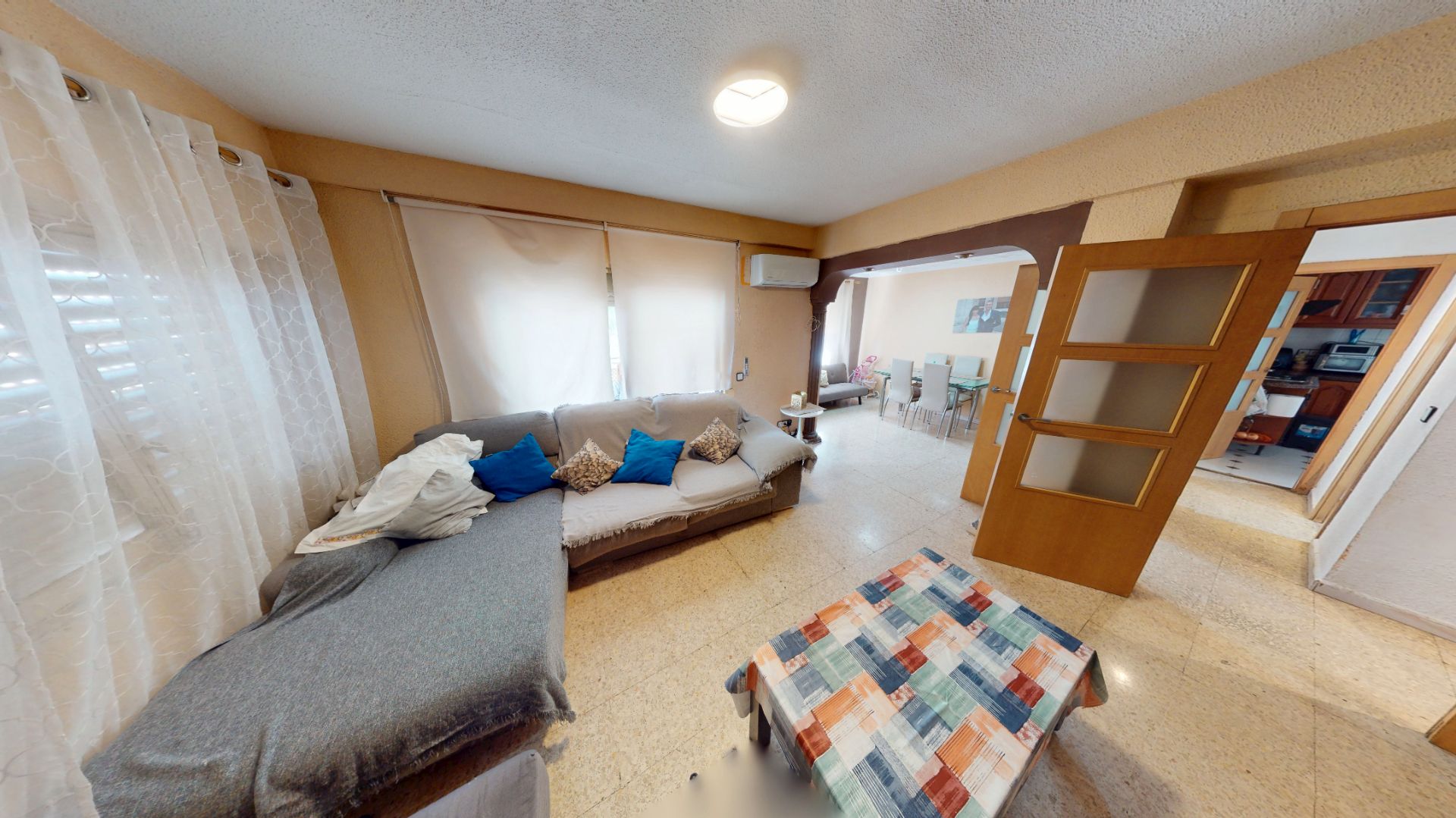 Sala d'estar de Pis en venda en Alicante / Alacant amb Aire condicionat, Moblat i Forn