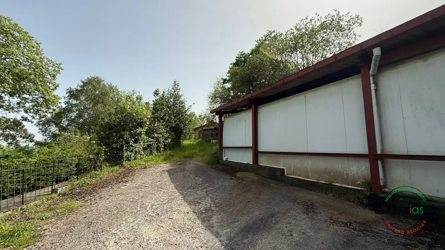 Exterior view of Industrial buildings for sale in Siero