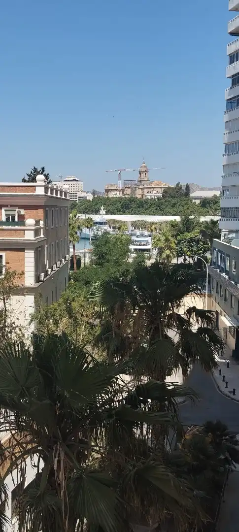 Vista exterior de Piso de alquiler en Málaga con Terraza, Amueblado y Horno