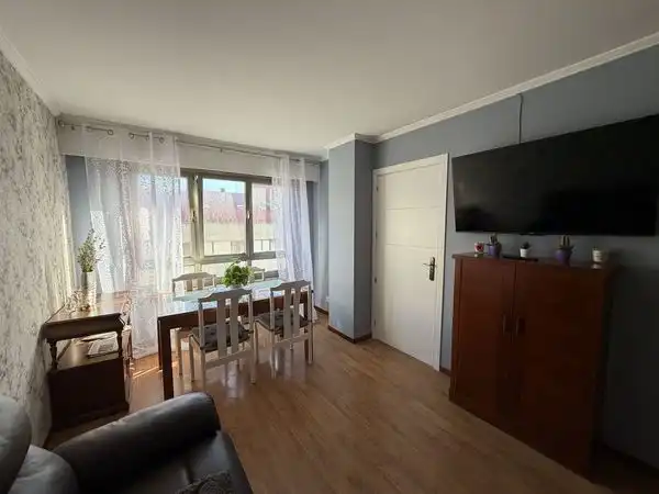 Sala de estar de Piso en venta en Riazor - Visma