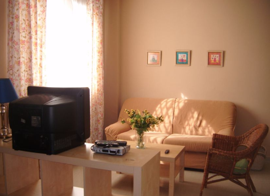 Living room of Planta baja to rent in  Sevilla Capital  with Air Conditioner, Furnished and Community pool