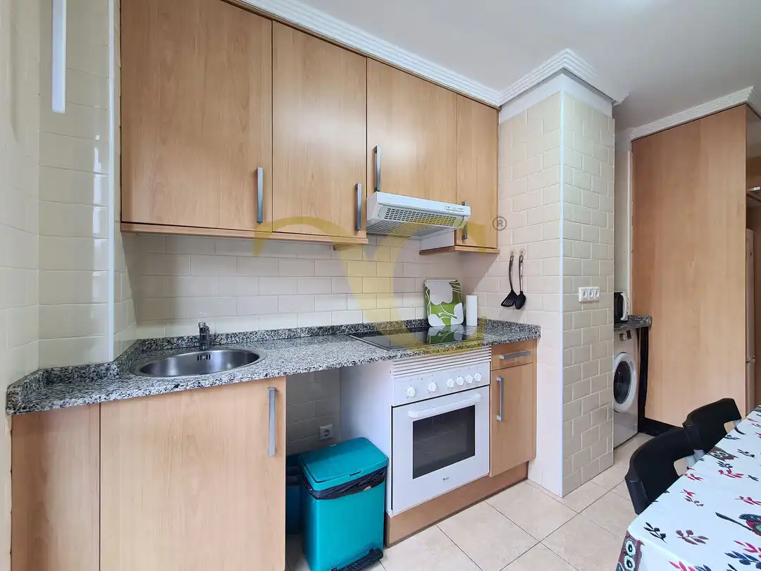 Cocina de Apartamento en venta en Ribadesella con Calefacción, Trastero y Amueblado