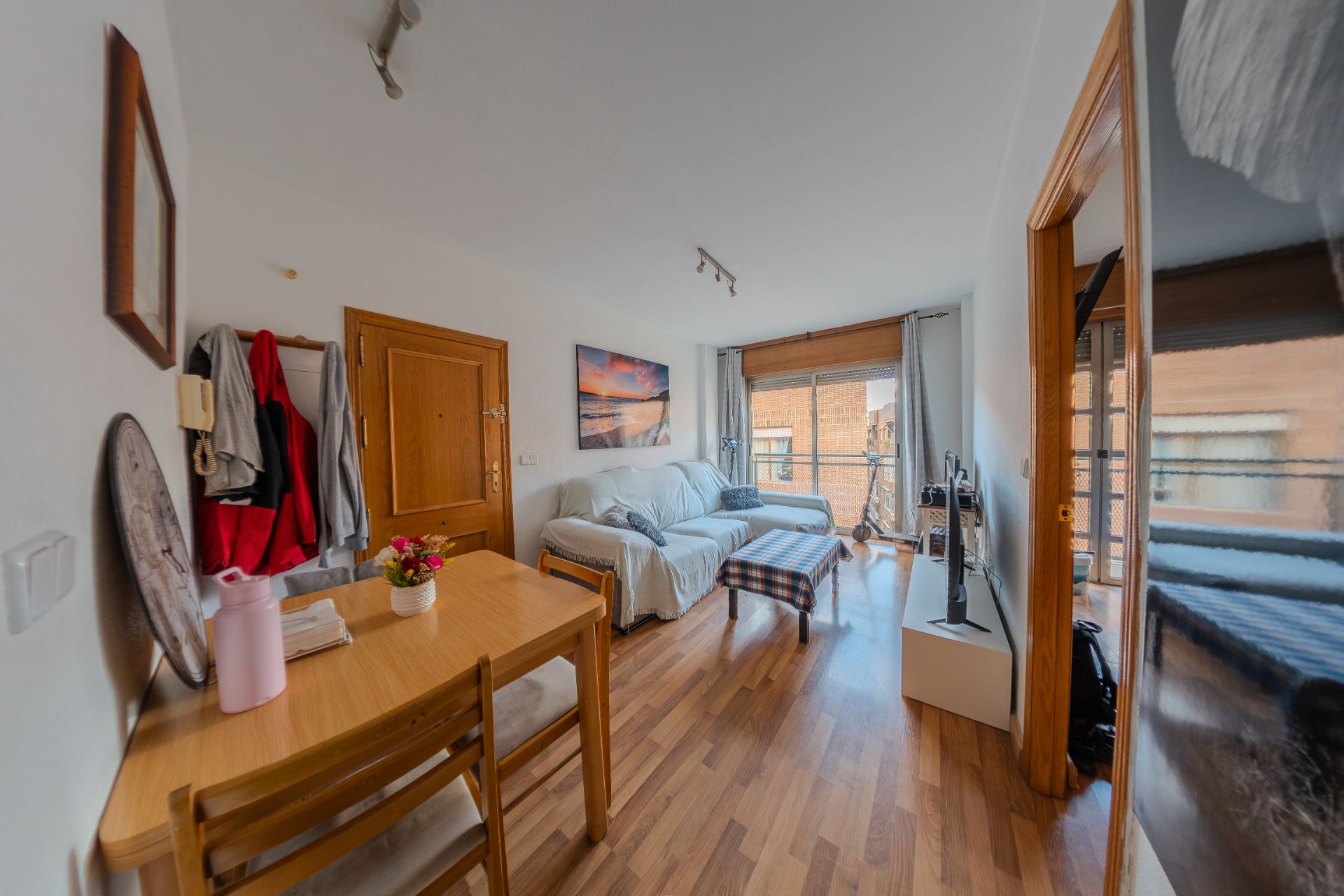 Sala d'estar de Pis en venda en  Murcia Capital amb Traster, Moblat i Balcó