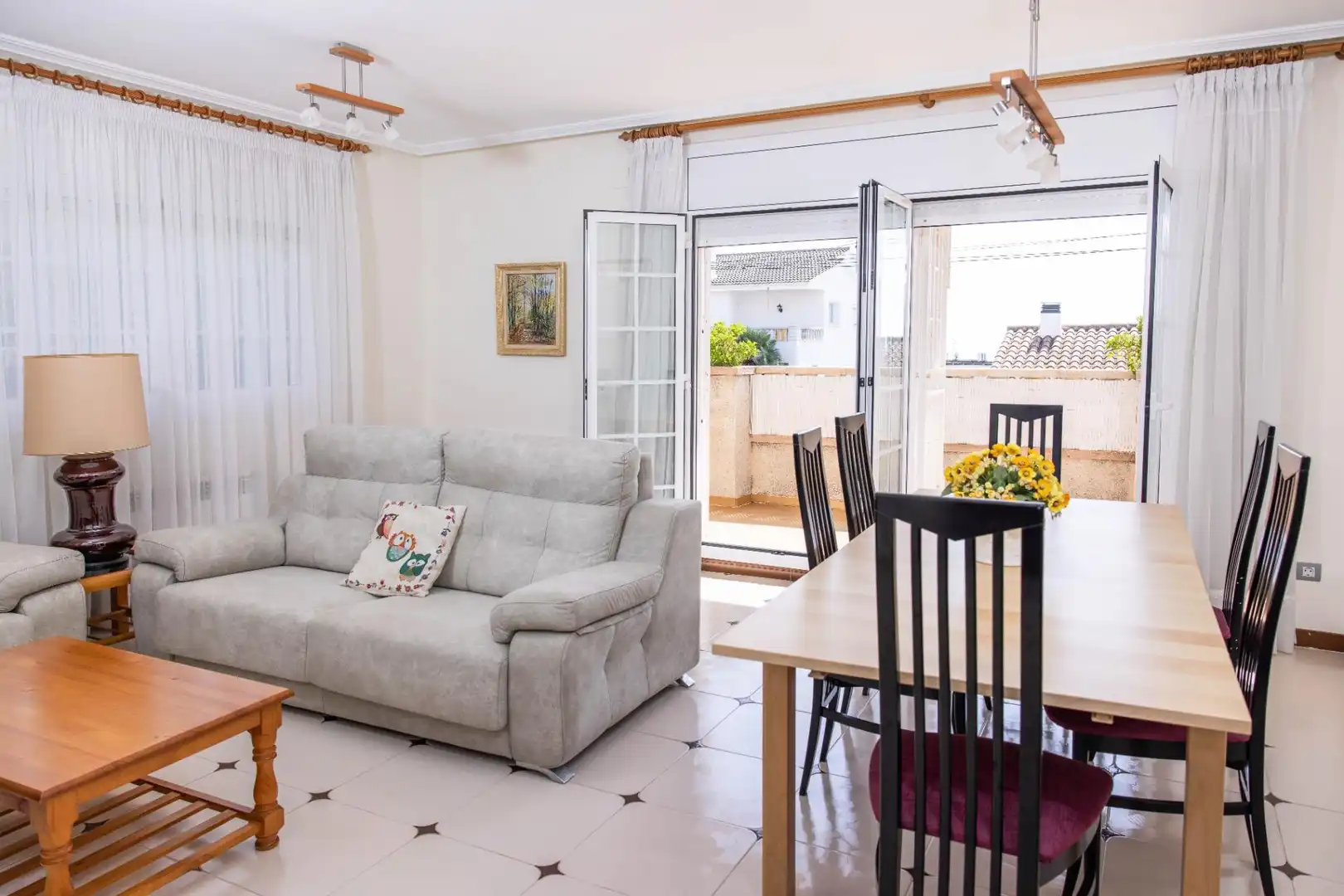 Living room of Houses for sale in Calafell  with Heating, Private garden and Terrace