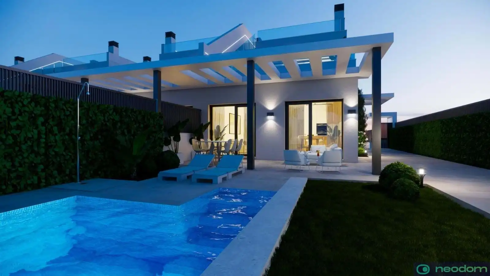 Jardín de Casa o chalet en venta en Los Alcázares con Terraza y Jacuzzi