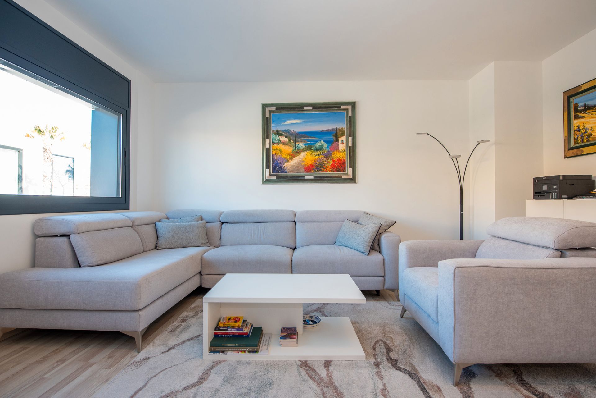 Sala d'estar de Pis en venda en Castell d'Aro, Platja d'Aro i s'Agaró amb Aire condicionat, Calefacció i Jardí privat