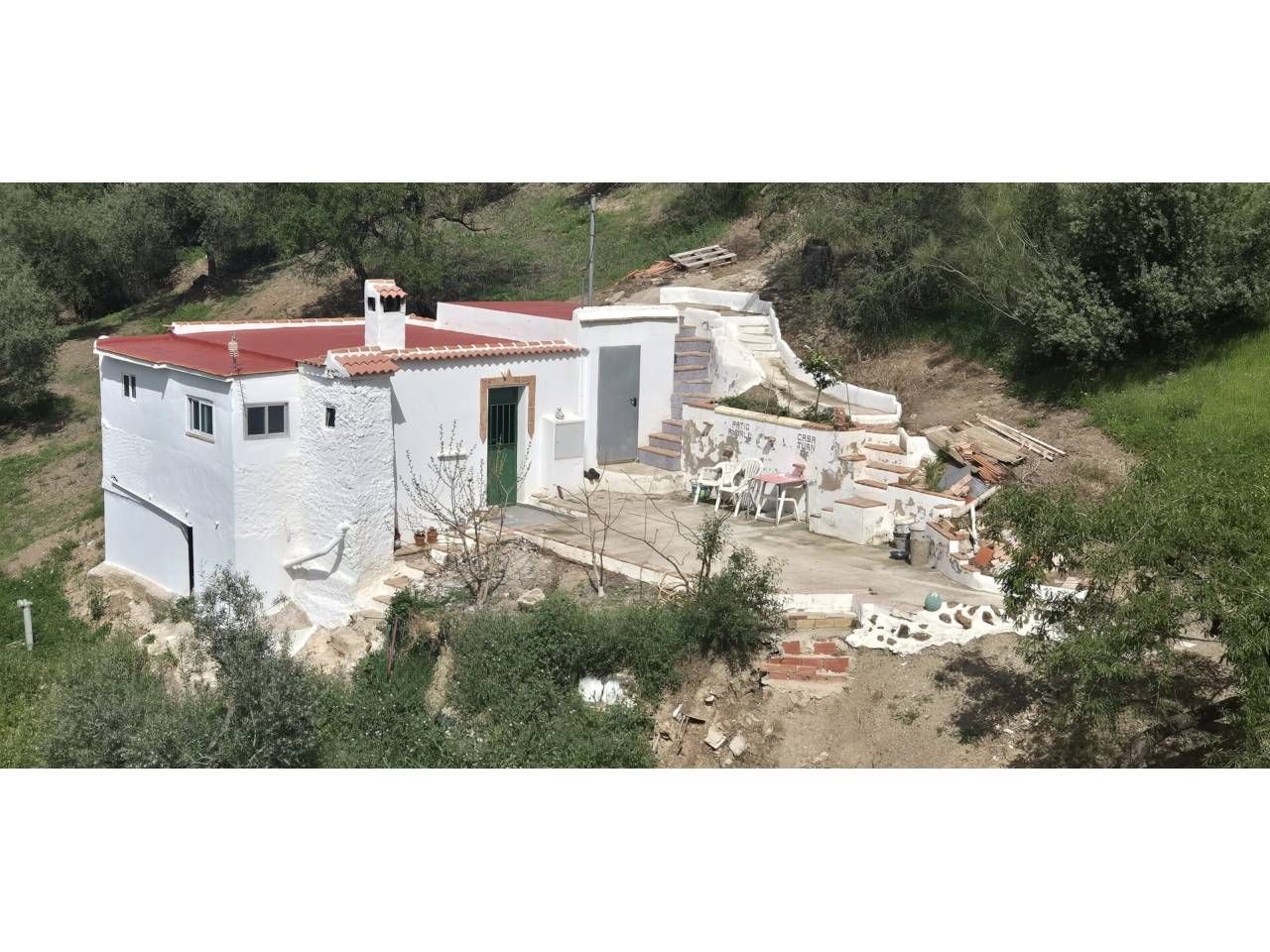 Vista exterior de Finca rústica en venta en Riogordo con Jardín privado