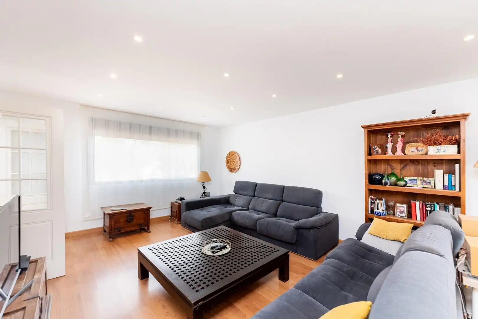 Sala de estar de Casa o chalet en venta en El Boalo - Cerceda – Mataelpino con Calefacción, Terraza y Piscina