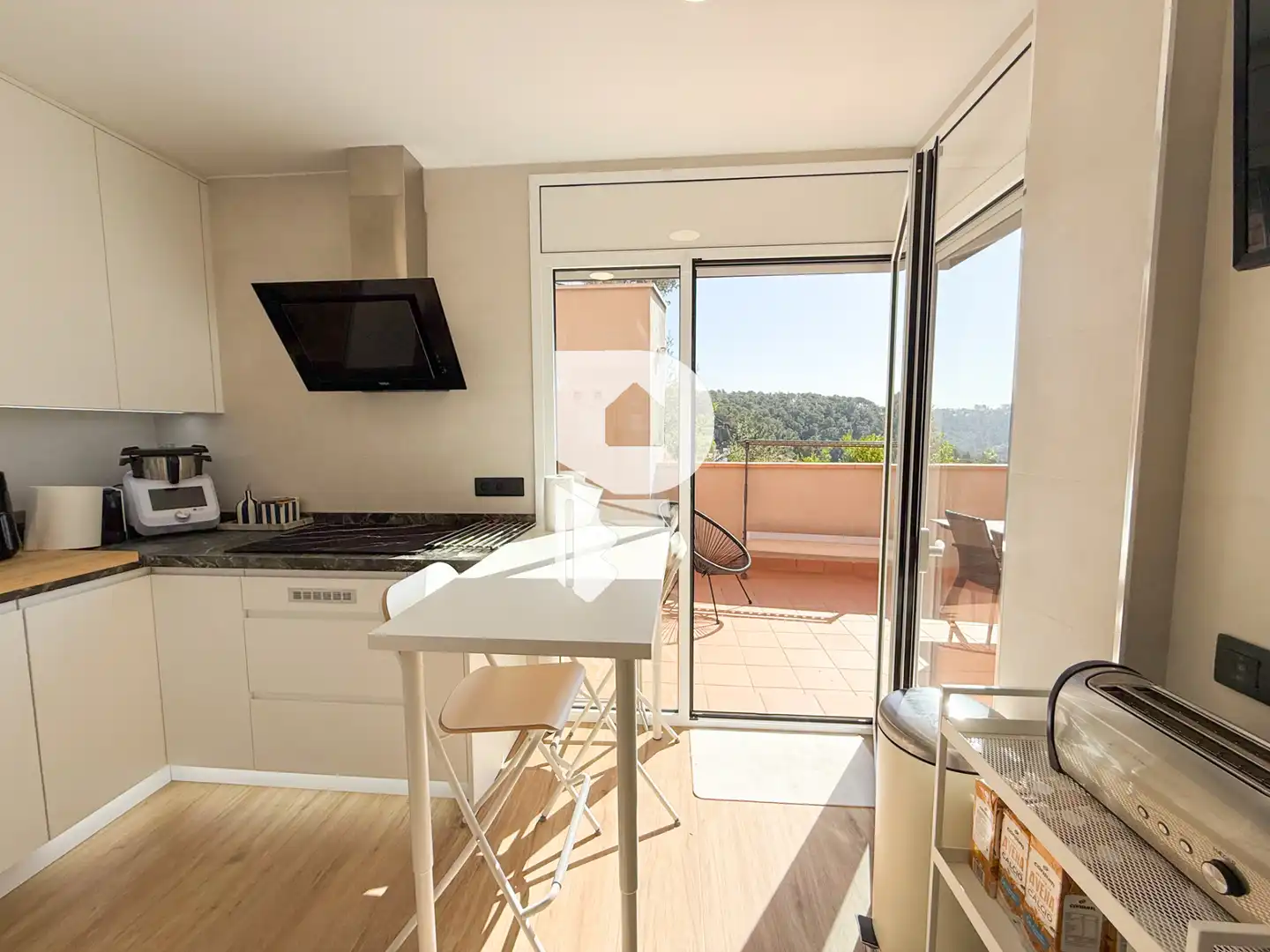 Terraza de Casa o chalet de alquiler en Vallirana con Aire acondicionado, Calefacción y Jardín privado