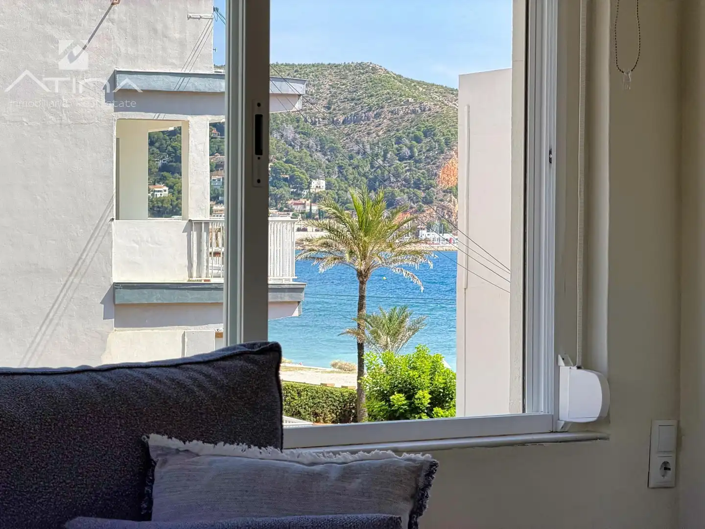 Dormitori de Apartament en venda en Jávea / Xàbia amb Aire condicionat, Calefacció i Jardí privat