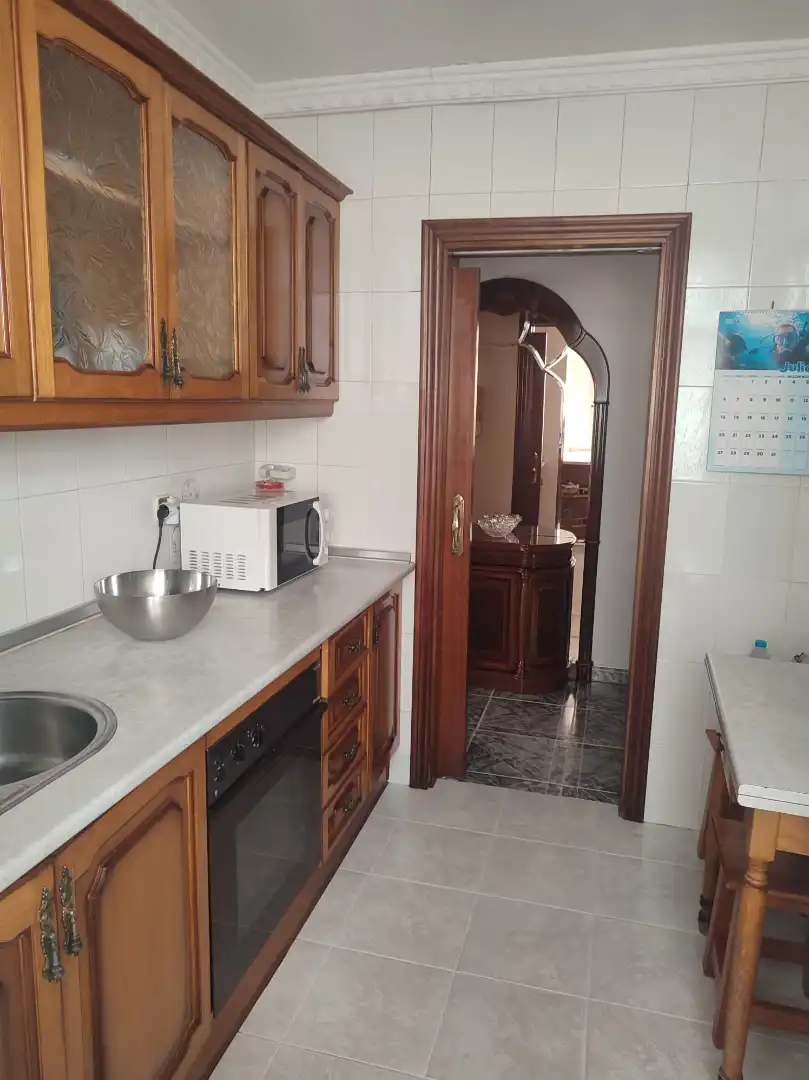 Kitchen of Flat for rent in Málaga  with Heating, Terrace and Furnished
