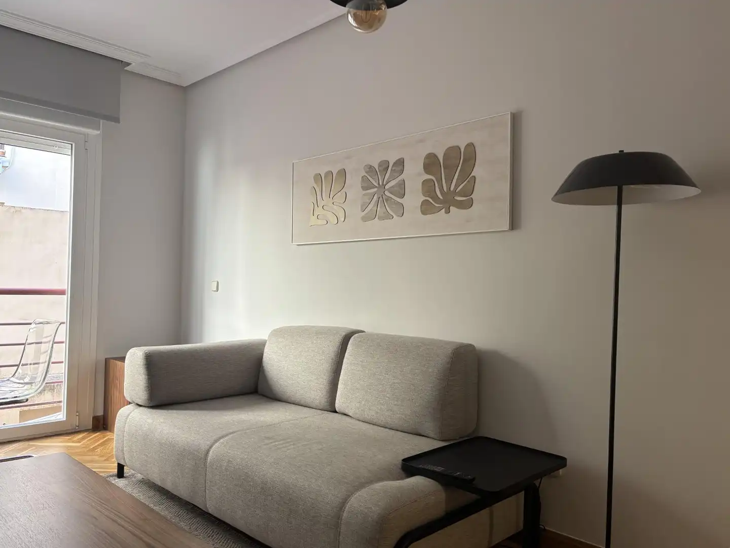 Wohnzimmer von Wohnung zur Miete in Madrid mit Klimaanlage, Heizung und Parkett