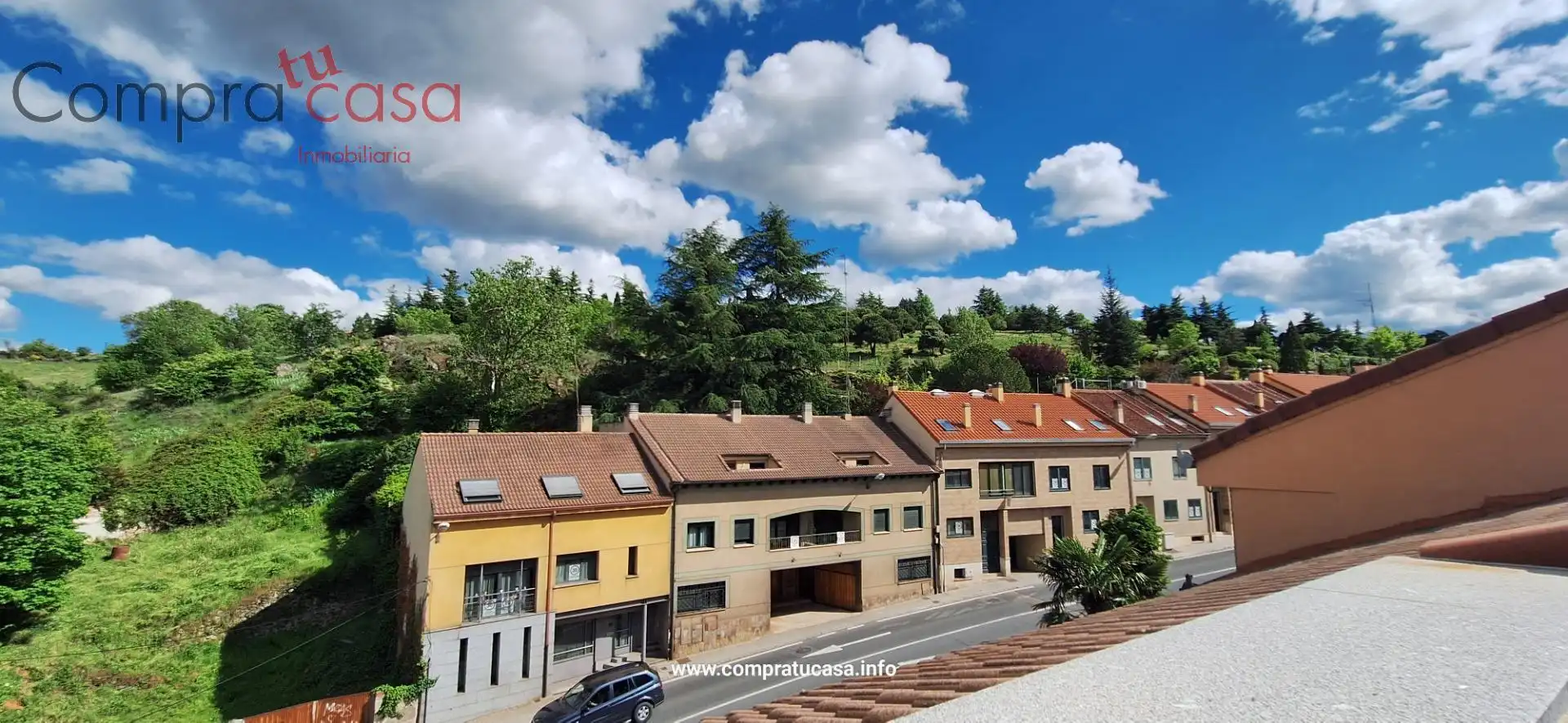 Exterior view of Attic for sale in Segovia  with Heating, Parquet flooring and Terrace