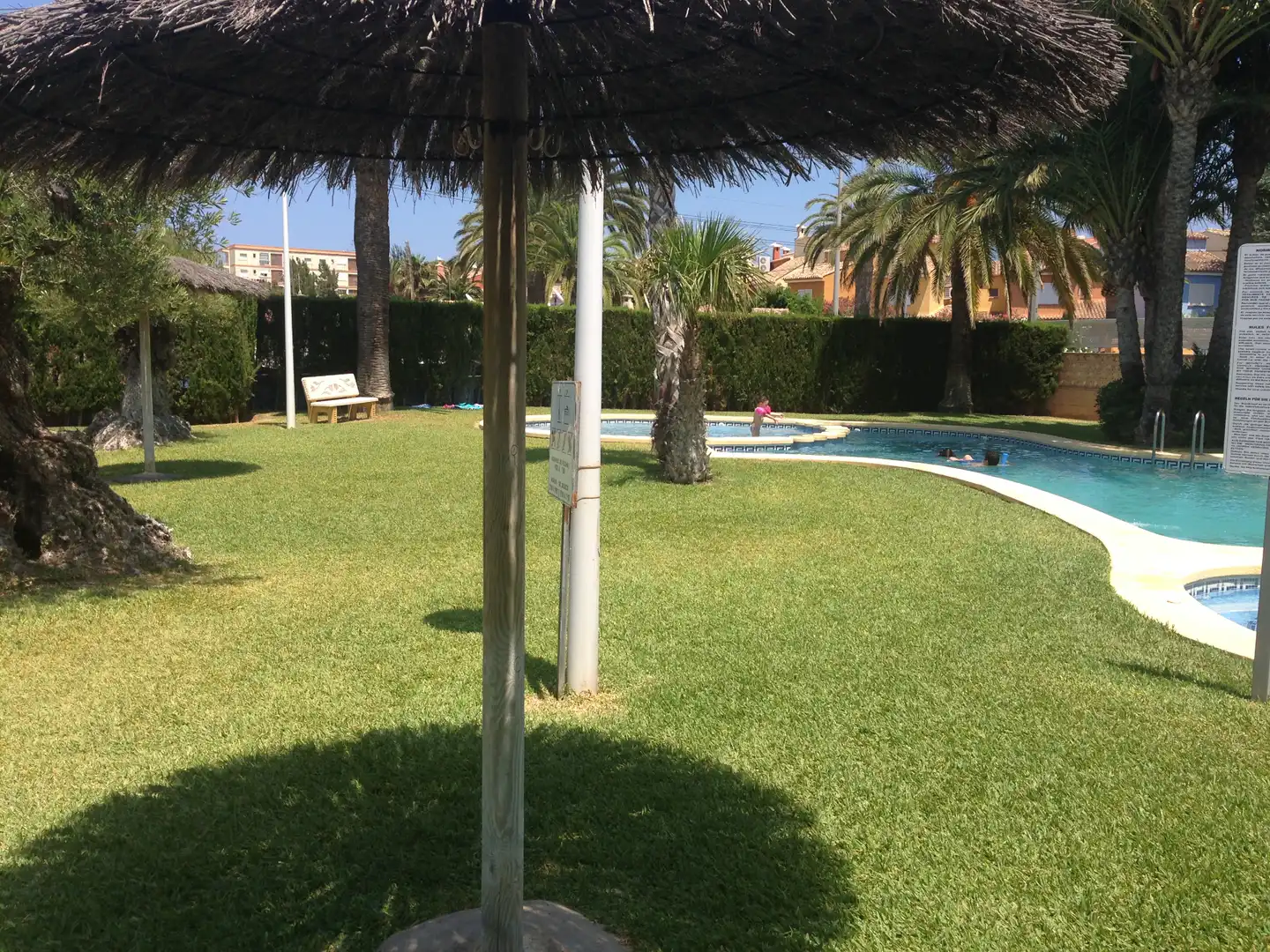 Garden of Flat for rent in Dénia  with Air Conditioner, Heating and Terrace