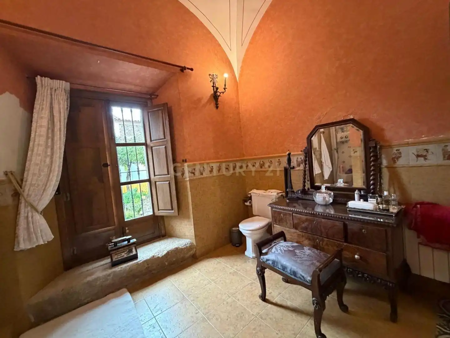 Baño de Casa o chalet en venta en Madroñera con Jardín privado, Horno y Lavadora