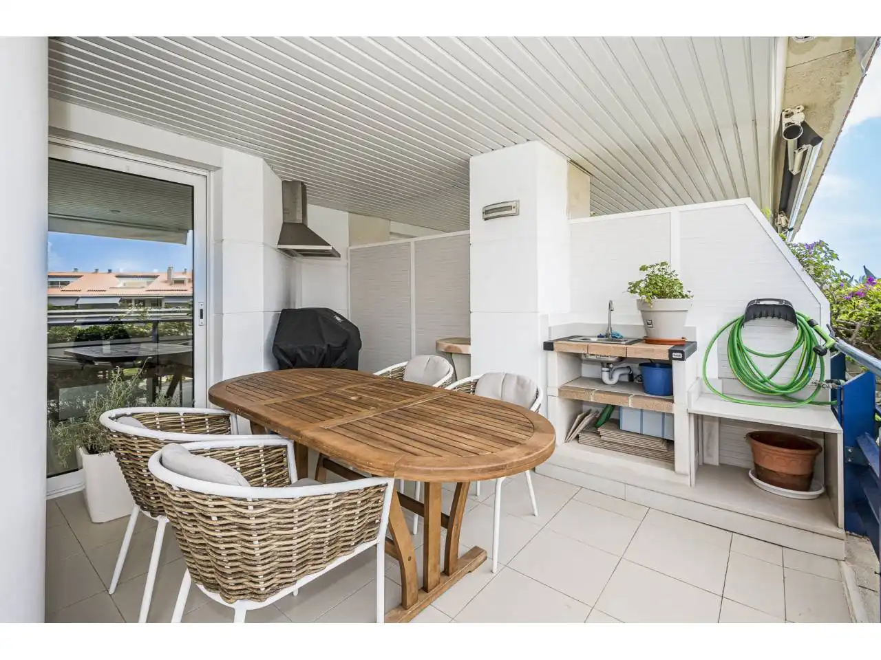 Terrasse von Dachboden zum Verkauf in Sitges mit Klimaanlage, Heizung und Terrasse