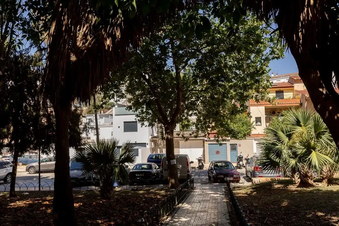 Vista exterior de Casa adosada en venta en Málaga con Aire acondicionado, Terraza y Amueblado