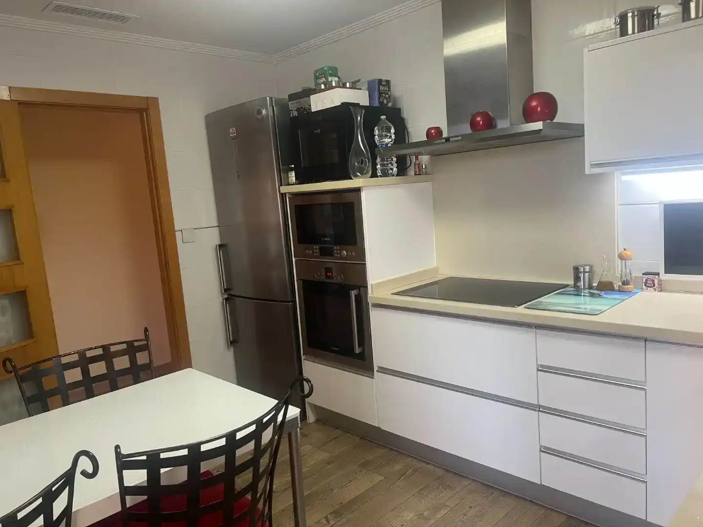 Cuina de Pis en venda en Elche / Elx amb Aire condicionat, Jardí privat i Parquet