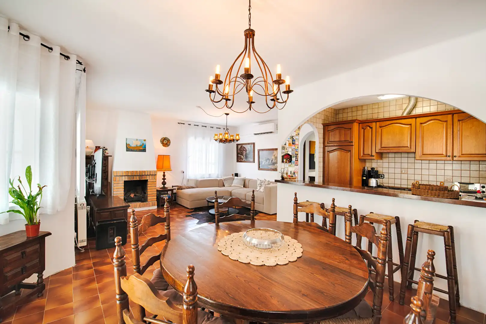 Dining room of Houses for sale in Empuriabrava  with Air Conditioner and Private garden