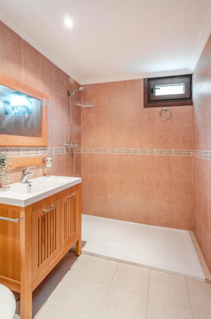Baño de Casa o chalet en venta en Santo Adriano con Calefacción, Piscina y Alarma
