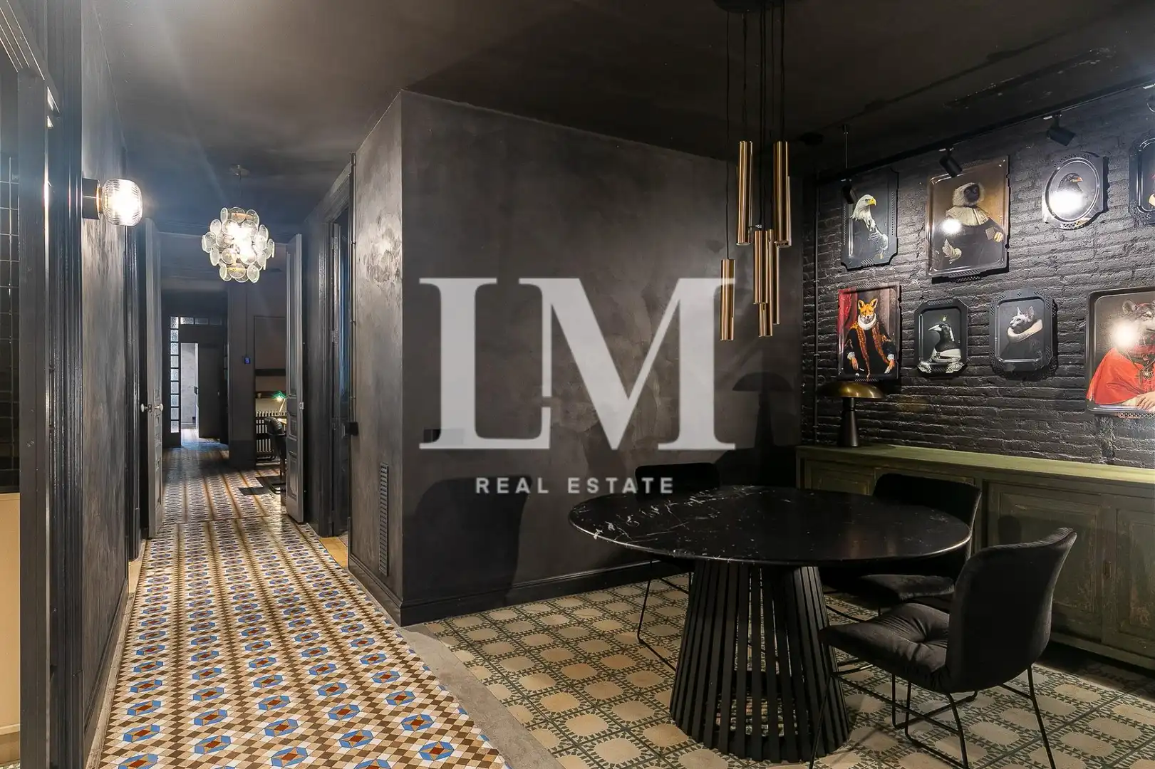 Comedor de Apartamento de alquiler en Barcelona con Aire acondicionado, Calefacción y Terraza