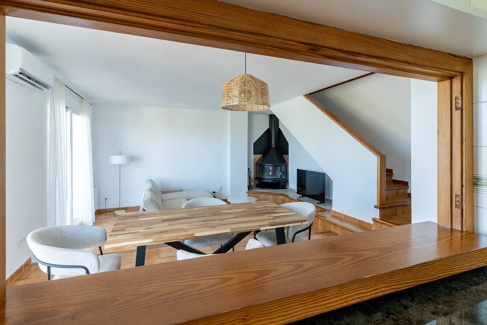 Sala de estar de Piso de alquiler en Calvià con Aire acondicionado, Calefacción y Terraza