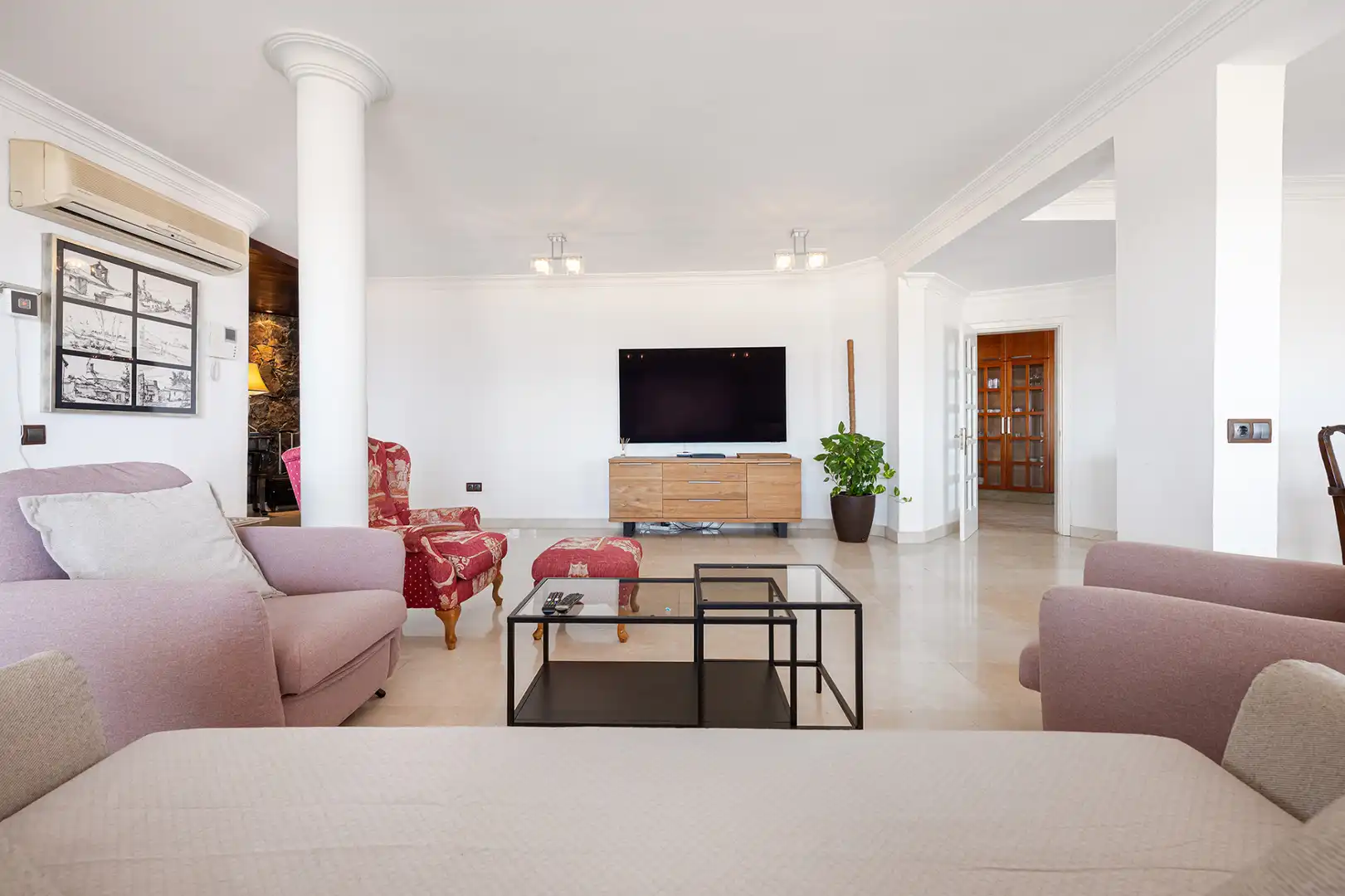 Sala de estar de Casa o chalet en venta en San Bartolomé de Tirajana con Aire acondicionado, Jardín privado y Terraza