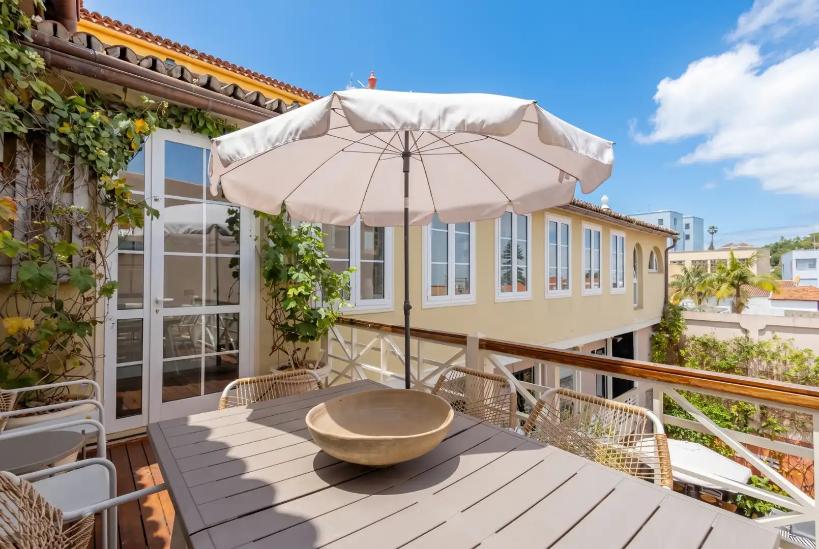 Terrassa de Casa o xalet en venda en La Orotava amb Jardí privat, Parquet i Moblat