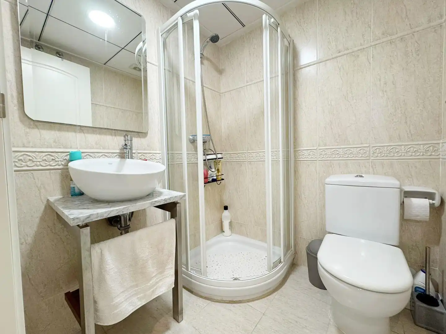 Baño de Apartamento en venta en Dénia con Aire acondicionado, Calefacción y Jardín privado