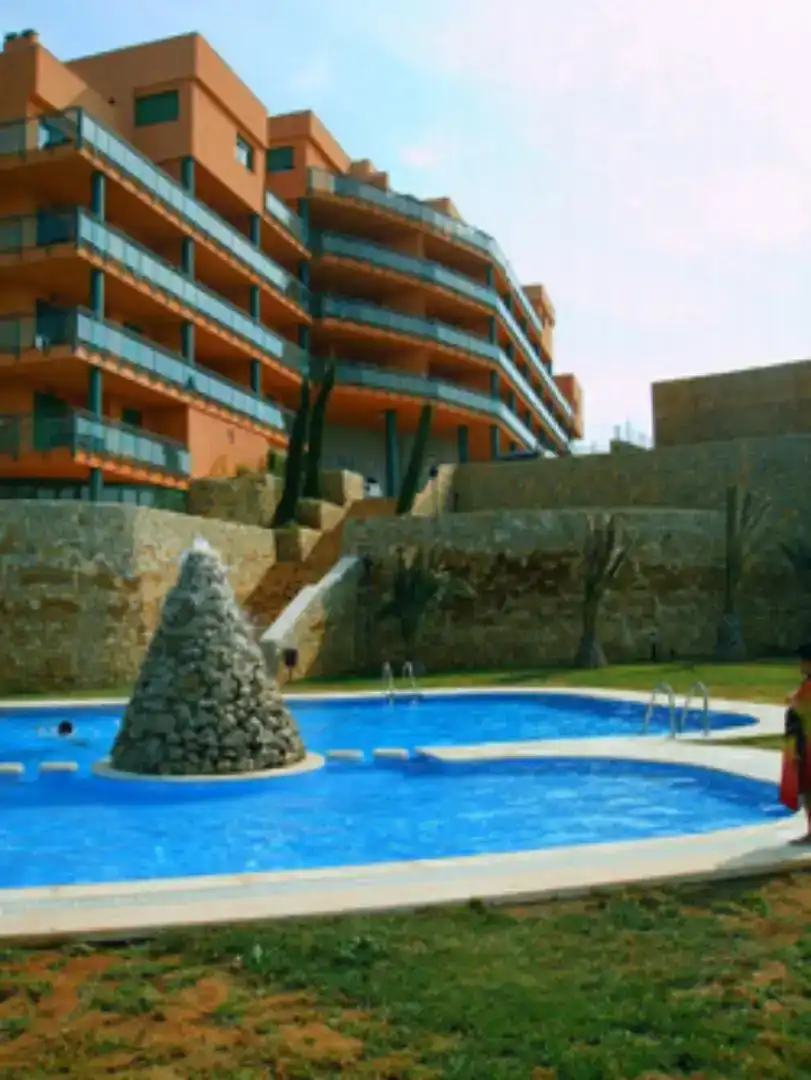 Schwimmbecken von Wohnungen zur Miete in Alcalà de Xivert mit Privatgarten, Abstellraum und Schwimmbad